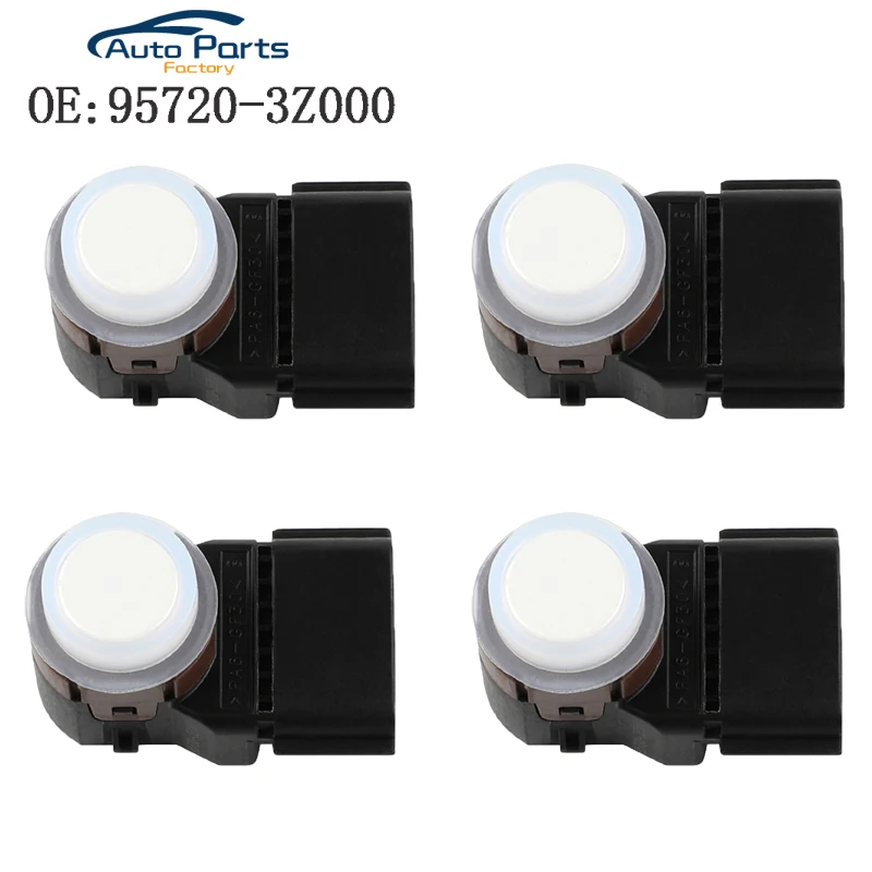 4 шт. белый Цвет парковки PDC Сенсор для hyundai i40 95720-3Z000 957203Z000 4MT006KCB 4MT006HCD 95720-2P500 957202P500