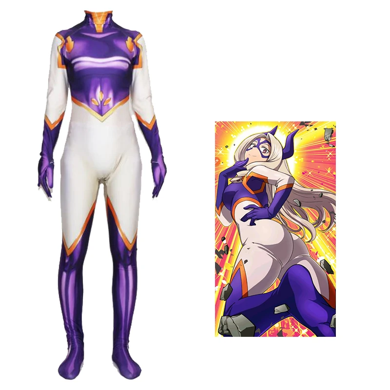 VIP FASHION Femmes аниме Mt Lady Mount женский костюм для косплея My Hero Academy сексуальный костюм Zentai боди