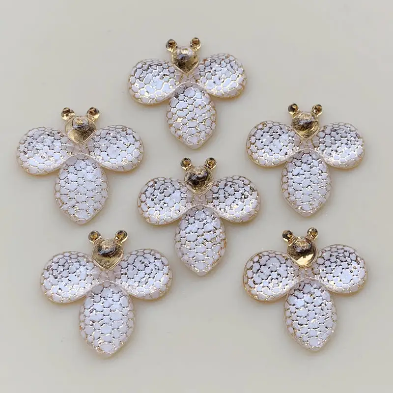 Стразы в форме пчелы прозрачные стразы с плоской задней частью Кристальные камни