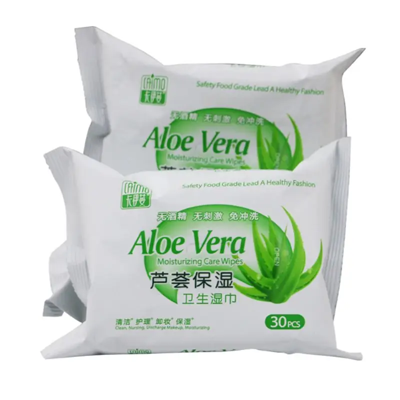 30 шт. средства ухода за кожей салфетки руки вагинальный увлажняющий личный