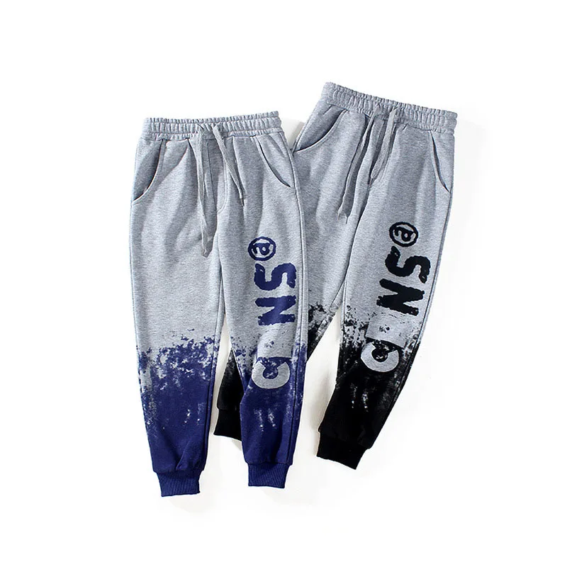 

Boys and girls spring autumn fashion sports pants new Korean version letter printing 5-15 years in Older childr Quality clothing