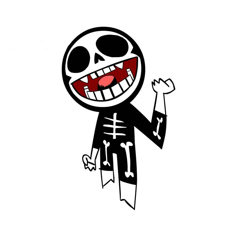 

Funny Personality Gorillaz Bonesy Car Sticker Motorcycle/car/window Fashion Decal ZWW-0464, 13cm X 8.1cm