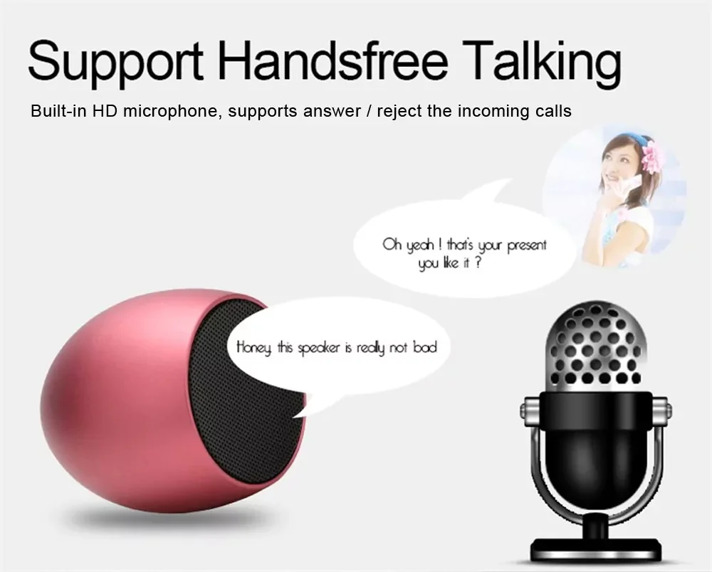 Портативный беспроводной Bluetooth Динамик E5 стерео MP3 плеер металлический