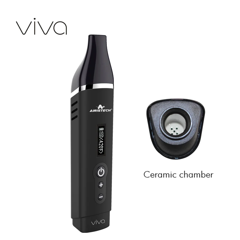 

AIRISTECH airis Viva Dry Herb Vape handy Pen Kit Oled Display big Battery E- Cigarette