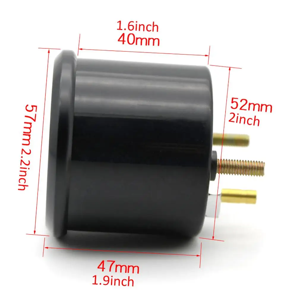 Автомобильный манометр 2 дюйма 52 мм Универсальный автомобисветильник