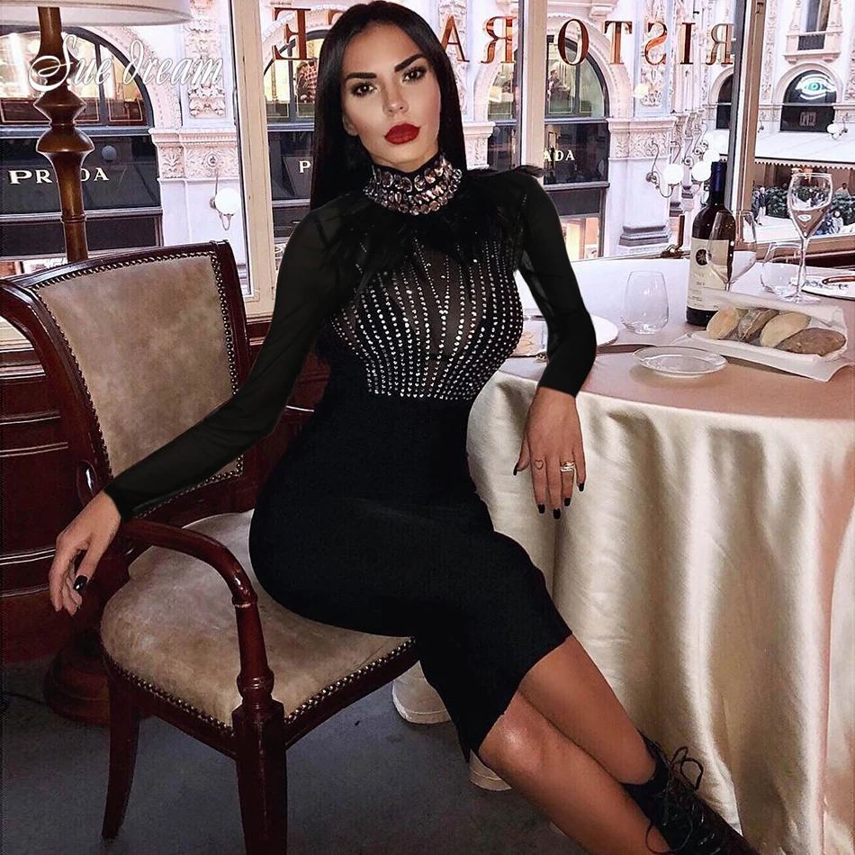 Новые летние Для женщин модные, пикантные эластичные Хлопковое платье Bodycon перспектива черное платье без рукавов с принтом кожаные бусины Клубные вечерние платья