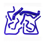 Силиконовый радиатор охлаждающий шланг комплект для SUBARU IMPREZA ver10 GRB GRF STI WRX (10 шт.) красныйсинийчерный