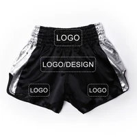 custom mma muay thai shorts with your design or brand logo kickboxing pants for adults kids sanda fight boxing trunks men women