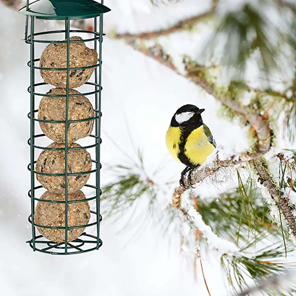 Tit Дикие птицы жир устройство подачи шариков клецки Смазки мяч держатель