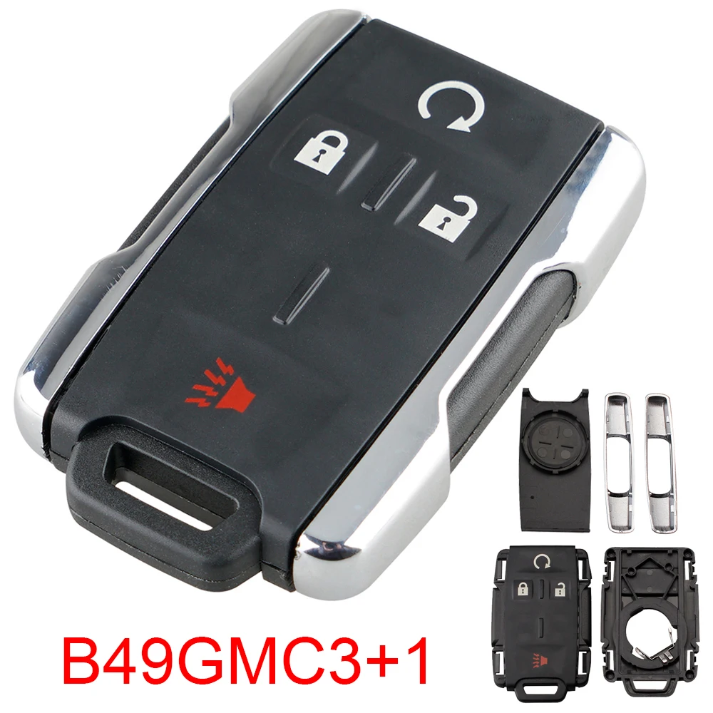 

3 + 1 Buttons Car Keyless Entry Smart Remote key Shell M3N-32337100 for Colorad 2015 Silverado 1500 2014-2016 2500 3500 2015