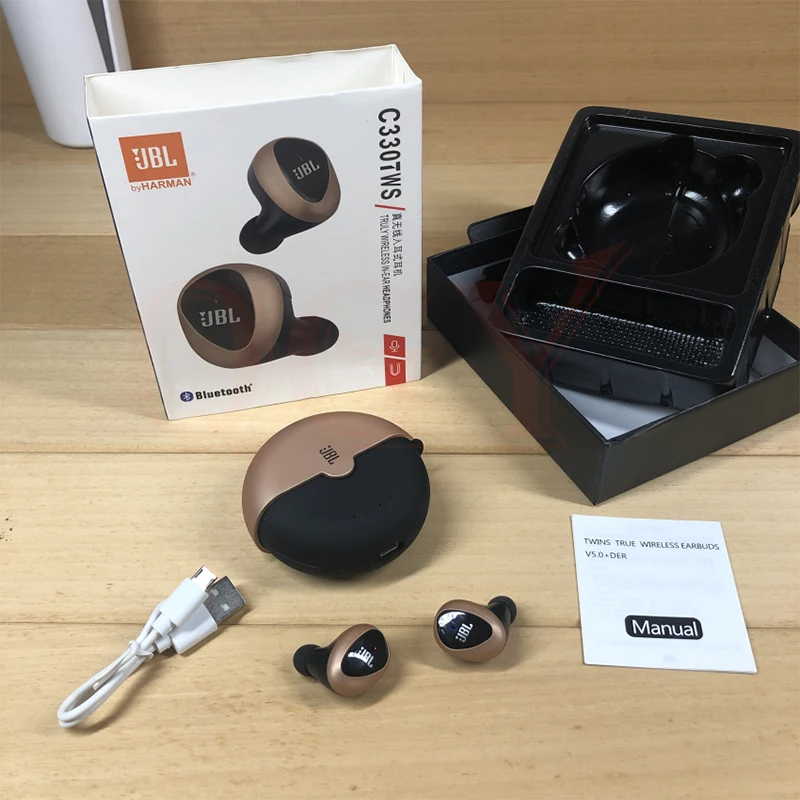 

C330 Bluetooth Earphones TWS True Wireless Stereo Sound Headset C330 Mini Headphones Outdoor Sport Earbuds
