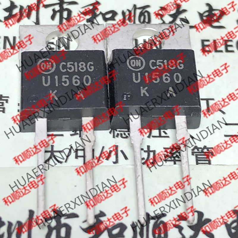 20 шт./лот новый оригинальный MUR1560G U1560 TO 220 2|Компоненты предохранителей| |