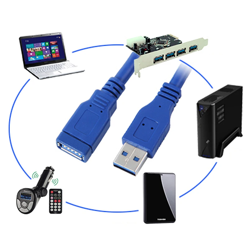 Удлинительный Кабель usb 3 0 штекер-гнездо для передачи данных кабель шнур