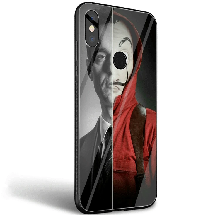 Стеклянный Чехол для мобильного телефона Xiaomi Note 5 6 7 Pro F1 A1 A2 4X5X6X9 чехол из ТПУ ТВ