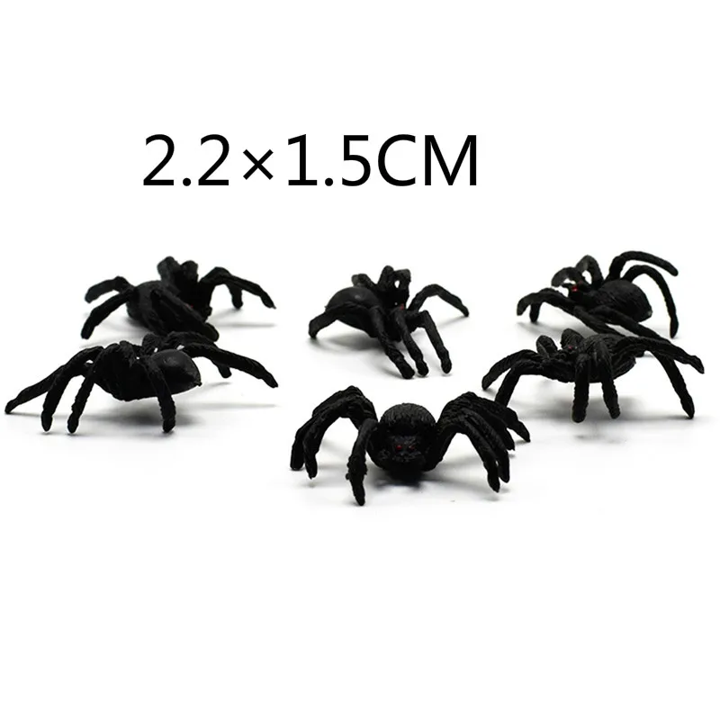 C 50PCS 50 шт. ужас черный паук дом с привидениями паук веб-украшение для бара и вечеринки принадлежности моделирование хитрые игрушки Хэллоуин украшения@ 3 - Цвет: C 50PCS