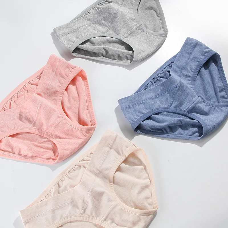 Хлопковое нижнее Белье для беременных с заниженной талией дышащее женское
