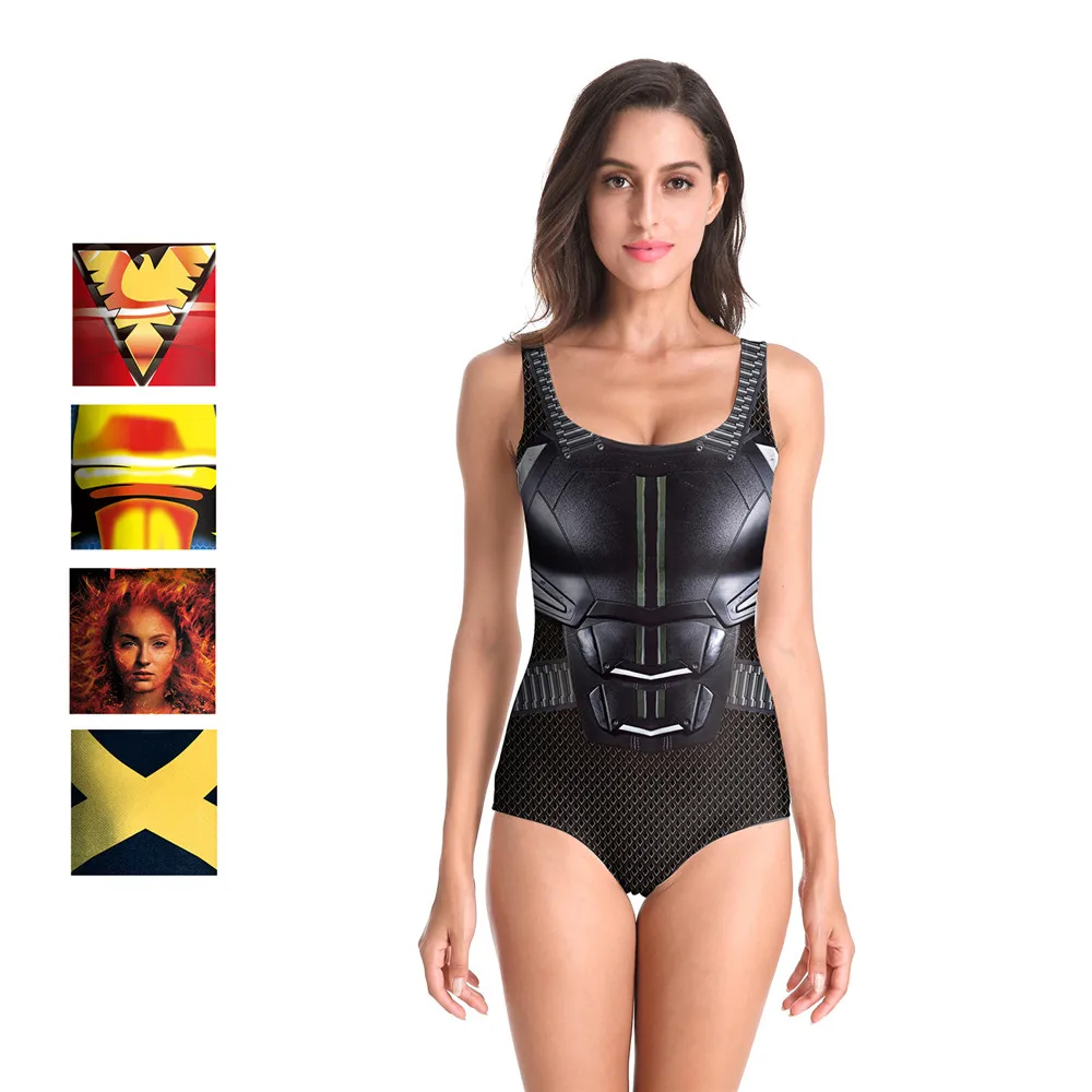 X-men: темно-феникс джинсы серый костюм для косплея женский комбинезон девочек