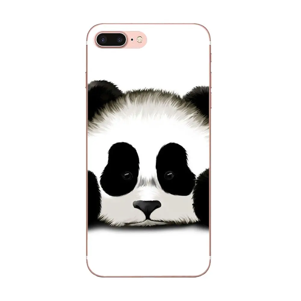 Cute Lovely Panda Novelty Fundas Soft TPU Capa For Samsung Galaxy J1 J3 J4 J5 J6 J7 A10 A20 A20E A3 A40 A5 A50 A7 2016 2017 2018 | Мобильные