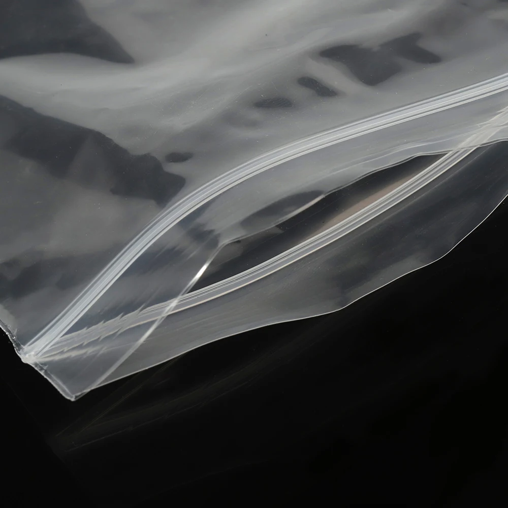 100pcs Transparent Self Sealing Zip Zipper Lock Plastic Bags 4*6/5*7/6*8/7*10cm Clear Ziplock Bags for Jewelry Packaging Bag