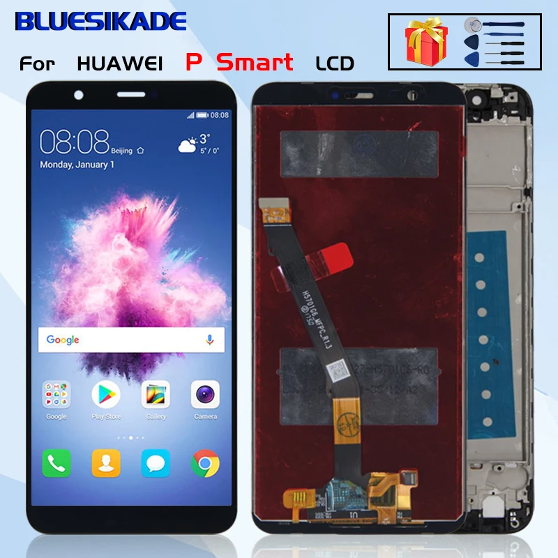 

Дисплей 5,65 дюйма для Huawei P Smart, ЖК-дисплей, сенсорный экран для Huawei P Smart FIG-LX3, FIG-LX1, FIG-L21, FIG-L22, запасные части