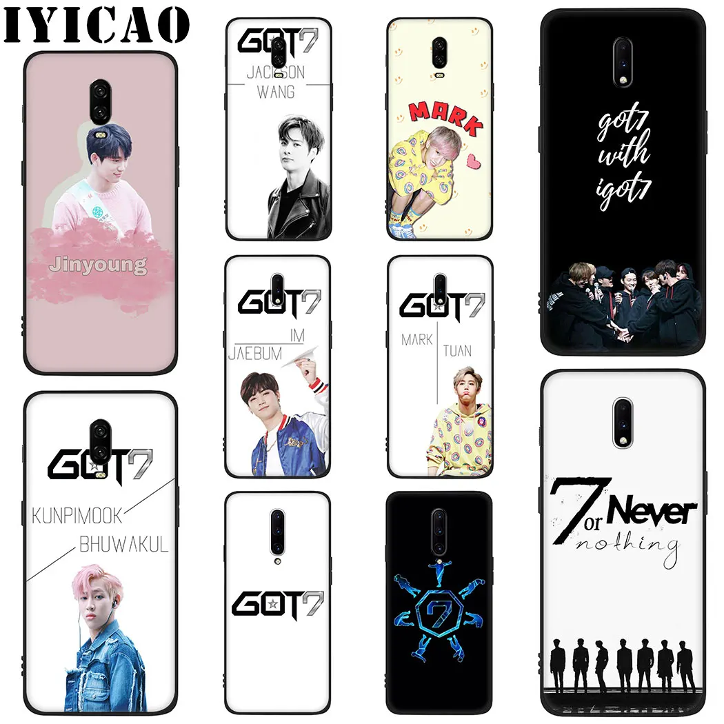 GOT7 JinYoung надпись Джексон Мягкий силиконовый чехол для oneplus 5 5t 6 6t 7 Pro TPU | Мобильные