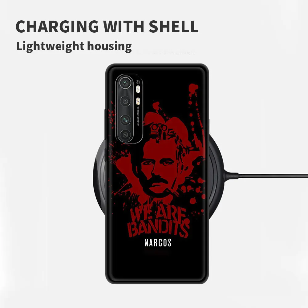 Pablo Escobar Lovely Cover For Xiaomi Mi Poco X3 NFC M3 10TPro 9T Black SmartPhone Case 11 Note 10Lite 11T Housing | Мобильные
