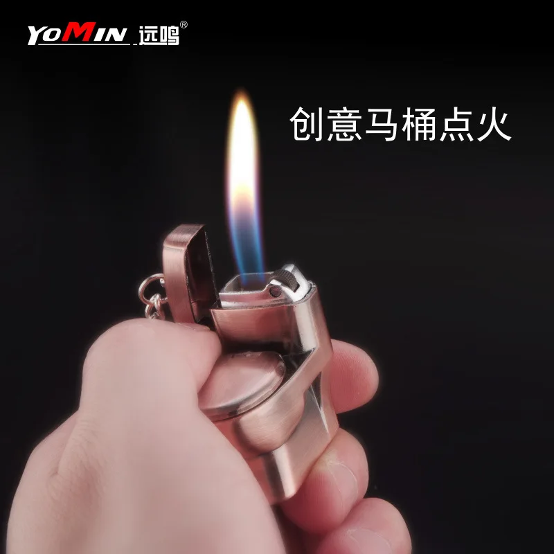 Подвесная мини зажигалка для туалета оригинальная подвеска с пламенем маленький