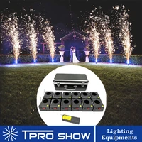 812 fireworks pyrotechnics mini fountain wedding party machine cold fire system wireless remote control stage ligting equipment