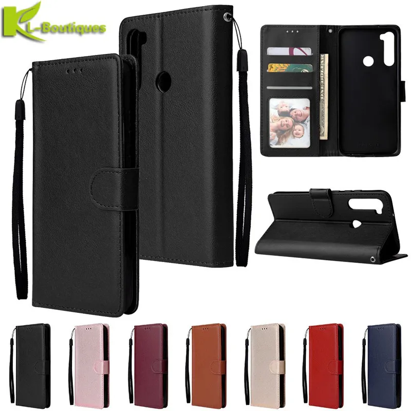Кожаный чехол для Xiaomi Redmi Note 8 T Xiomi книжка бумажник чехлы телефонов