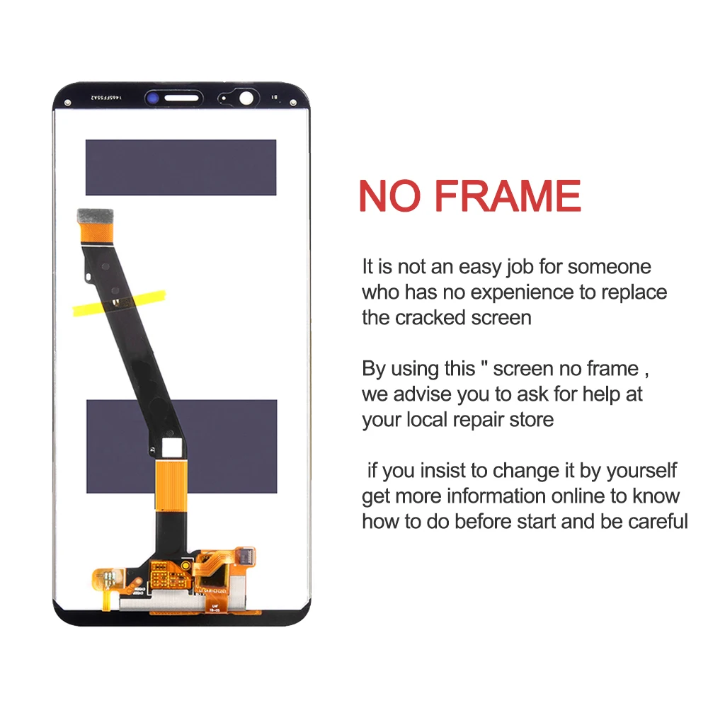Для Huawei P Смарт ЖК дисплей сенсорный экран дигитайзер сборка для с рамкой рис LX1 L21