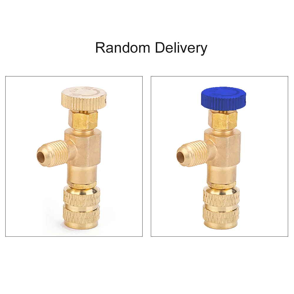 Заряжающий клапан для хладагента R410A/R22 1/4 дюйма-5/16 дюйма медные регулирующие