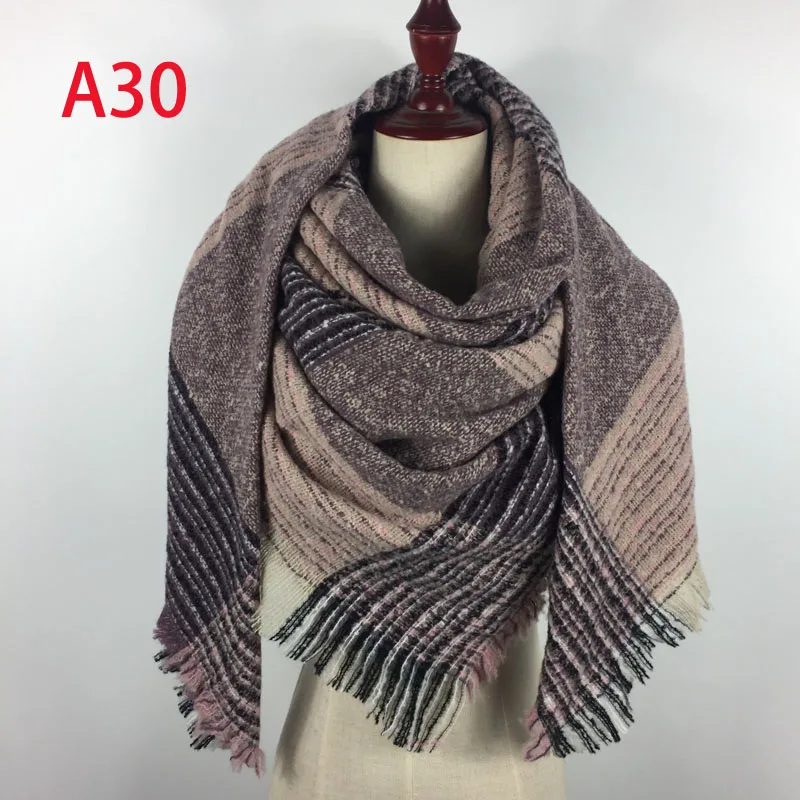 Женский кашемировый шарф Desigual зимний клетчатый роскошный брендовый 2018|scarf wool|scarf