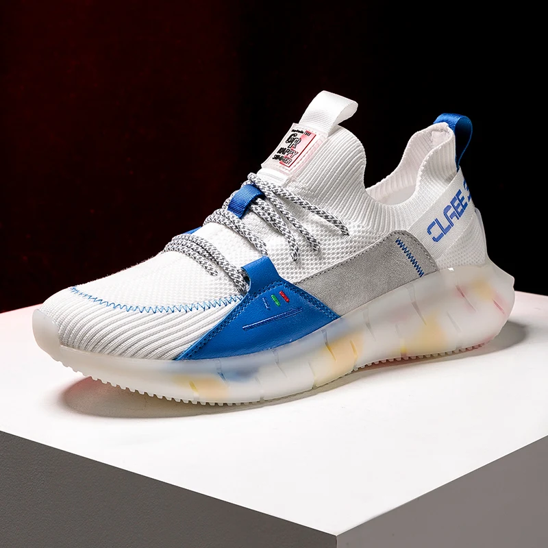 Мужские кроссовки дышащие Нескользящие износостойкие прогулочная спортивная