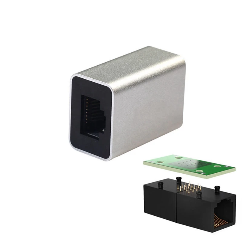 

1 Pcs Aluminum Alloy Cat6 Rj45 8P8C Network Jack In-Line Coupler & 6 Pcs Express Power Adapter Cable