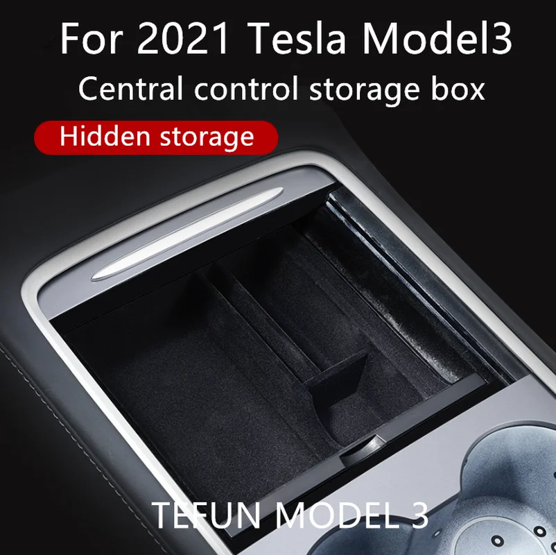 

Коробка для аксессуаров Tesla, модель 3 центральный автомобильный подлокотник для хранения, органайзер, контейнеры для салона автомобиля