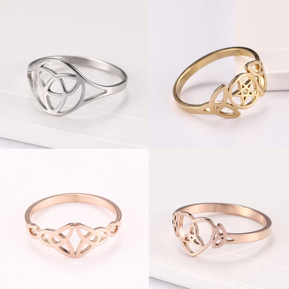 Рыболовный крючок волшебный амулет Triquetra старинная культура кольцо для