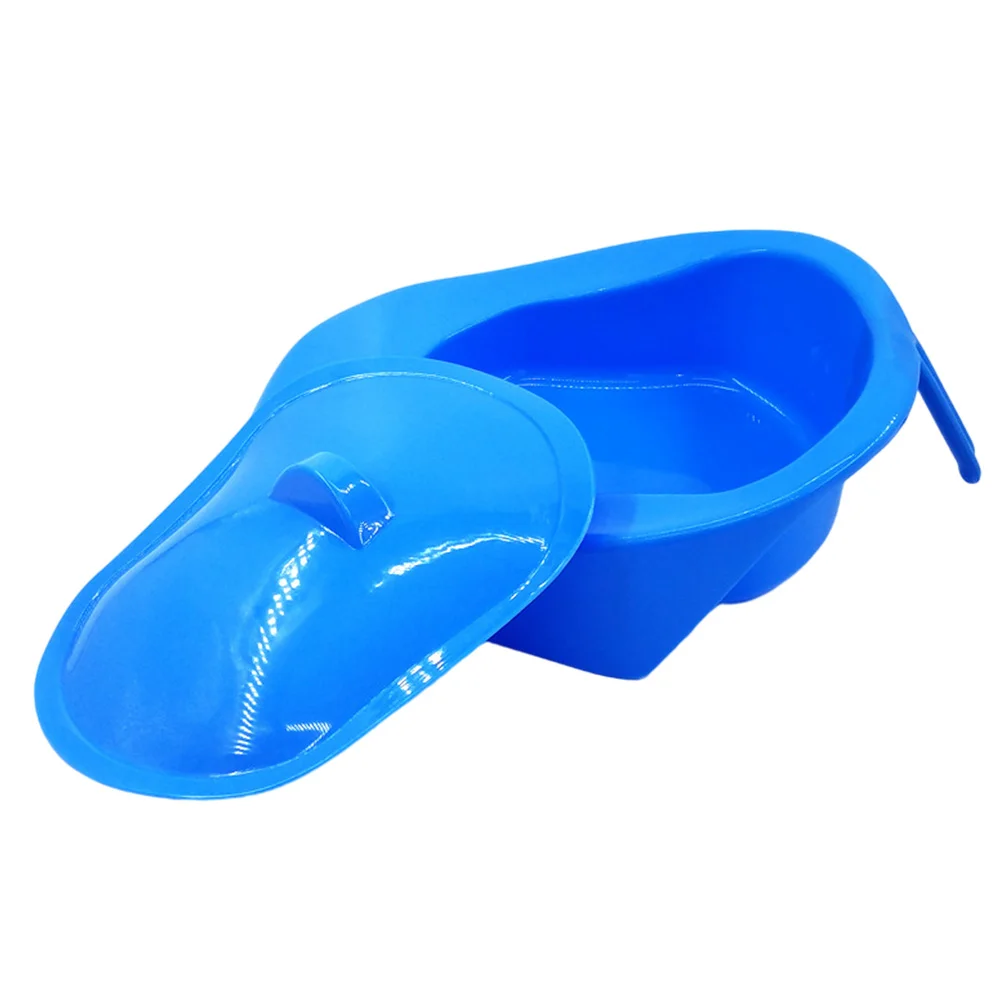 

1Pc Practical Bedpan Urinal Bedridden Patient Bedpan Pregnant Urinal with Lid