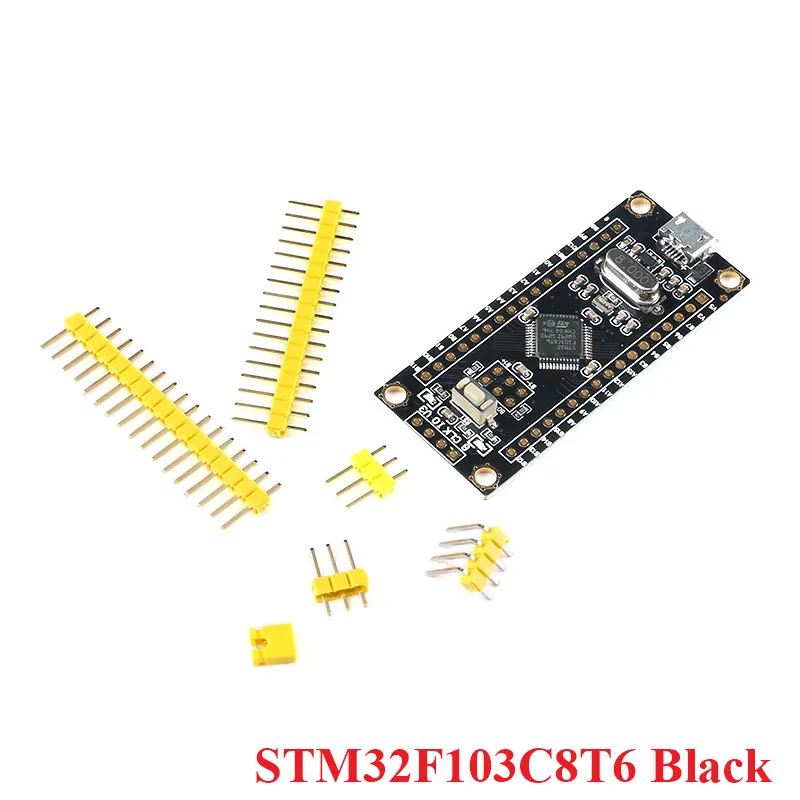 Системная плата STM32F103C8T6 STM32 ARM CH32F103C8T6 обучающая с разъемом Type-C Micro USB