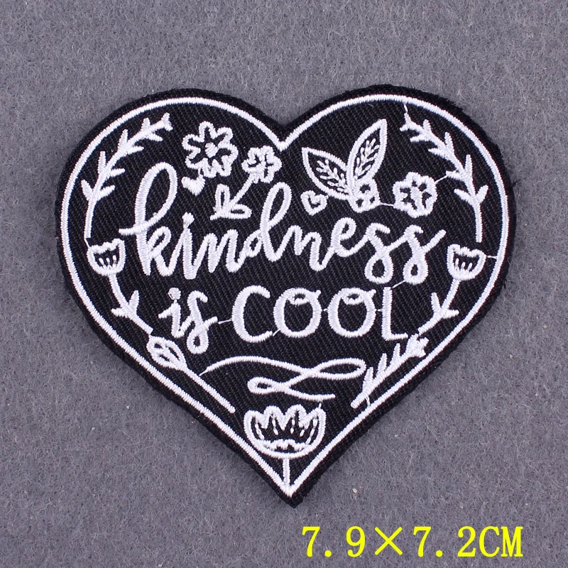 

Letter Patch Iron-On Patches For Clothing Stripes Words Embroidered Patches On Clothes Slogan Clothes Patches With Iron Badges
