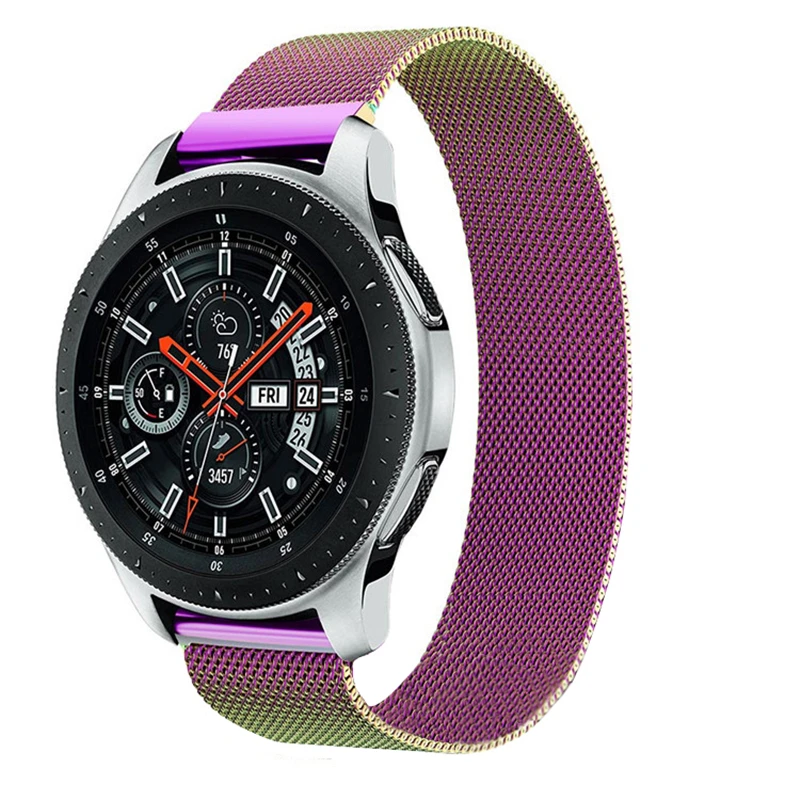 

Milanese Bracelet For Haylou LS05/Huawei GT 2 Magnetic Watchband 18/20/22mm Stainless Steel Strap Band for Samsung galaxy Gear
