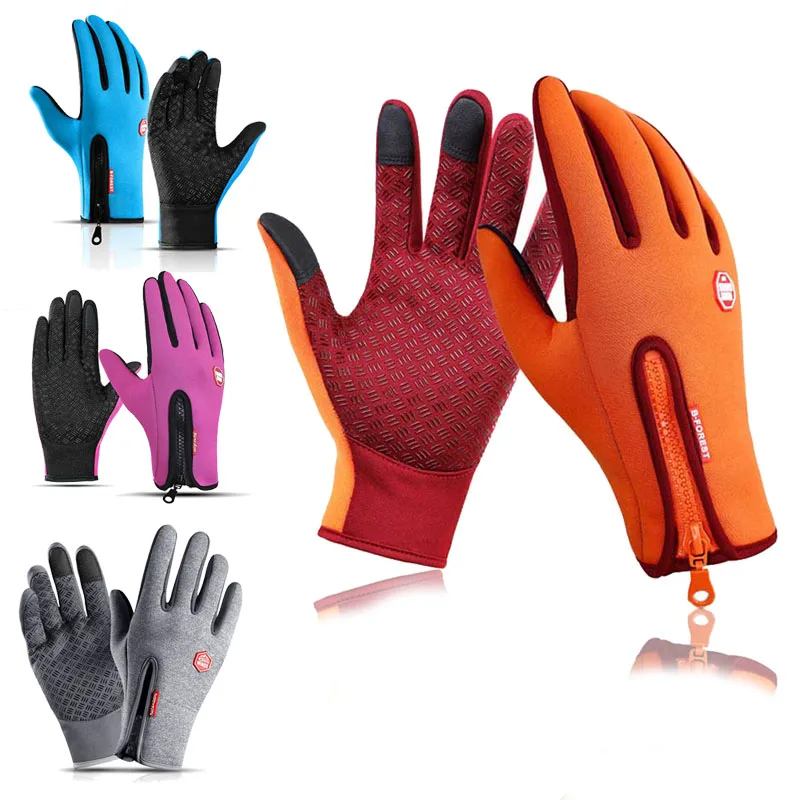 Лидер продаж зимние перчатки для сенсорных экранов водонепроницаемые теплые