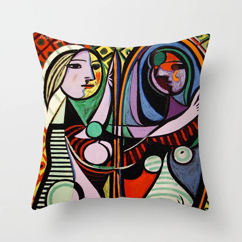 1 шт. картина маслом Пикассо наволочка с абстрактным рисунком искусство для