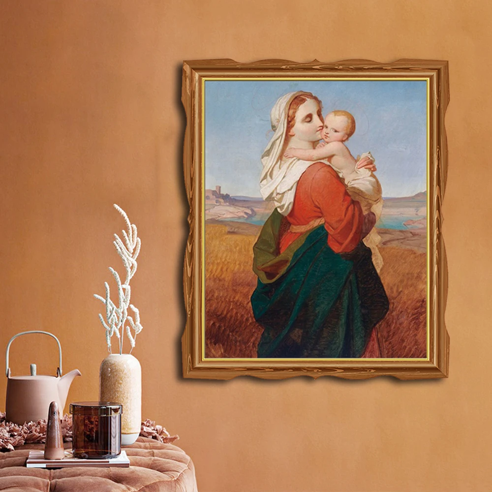 Девы Марии Святого ребенка христианский холст живопись каллиграфия Искусство