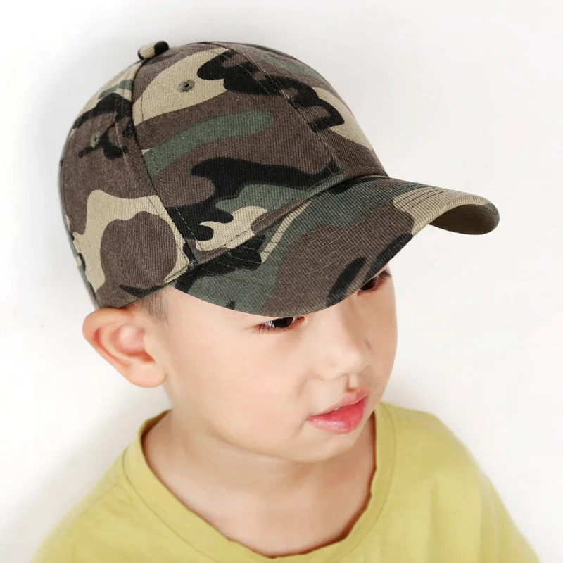 Child Camouflage Baseball Cap Swag Hunting Caps Outdoor Sport Tactical Snapback Hat For Boys and Girls