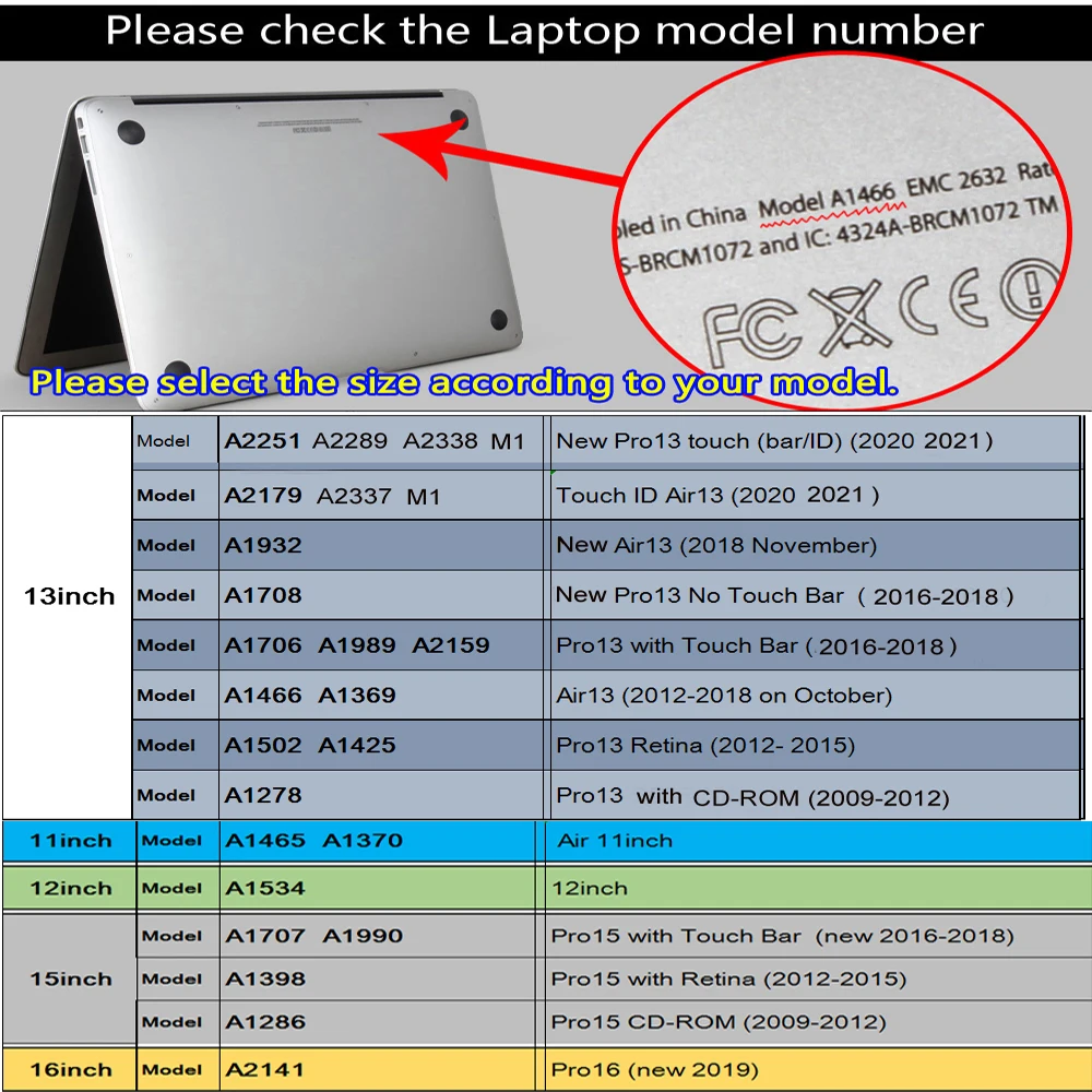 Чехол для ноутбука Macbook Air 13/M1/A2337/A2179/A1932 | Сумки и чехлы