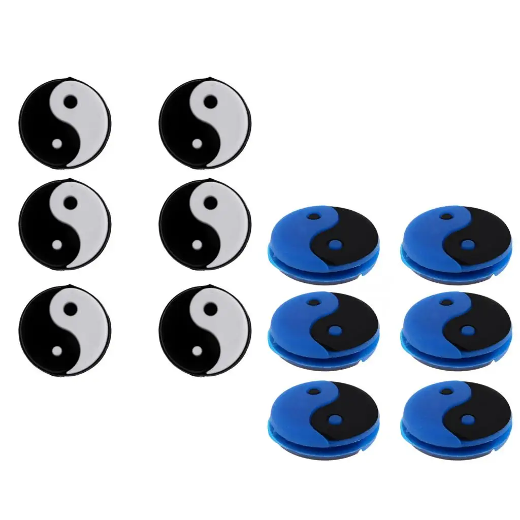 12 штук Инь Ян теннисная Вибрация ракетки демпфер/амортизатор | Спорт и