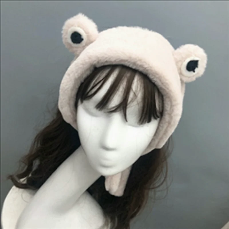 Новинка 2019 года модная плюшевая повязка для волос милая с большими глазами
