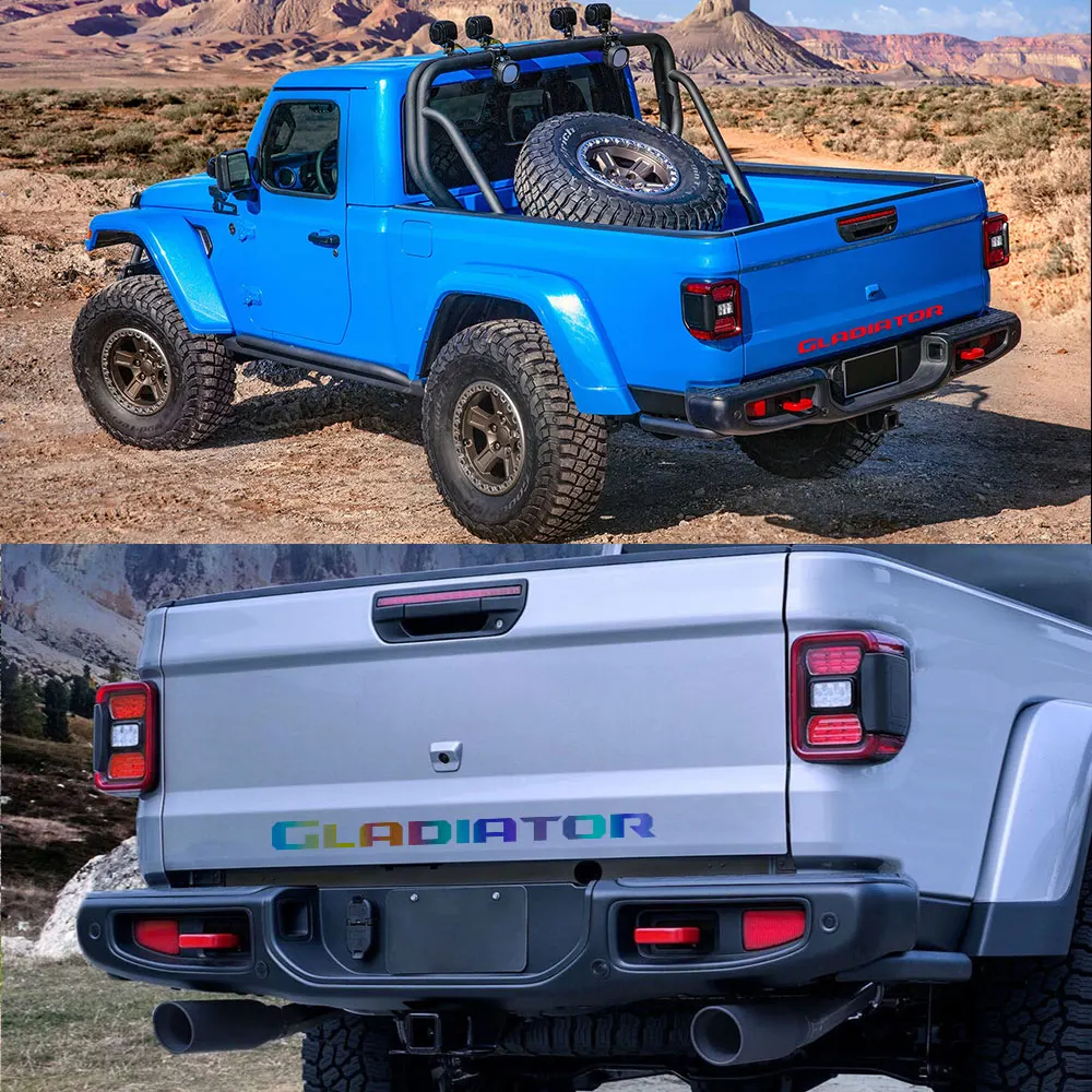 Виниловые наклейки на заднюю дверь для Jeep Gladiator | Автомобили и мотоциклы