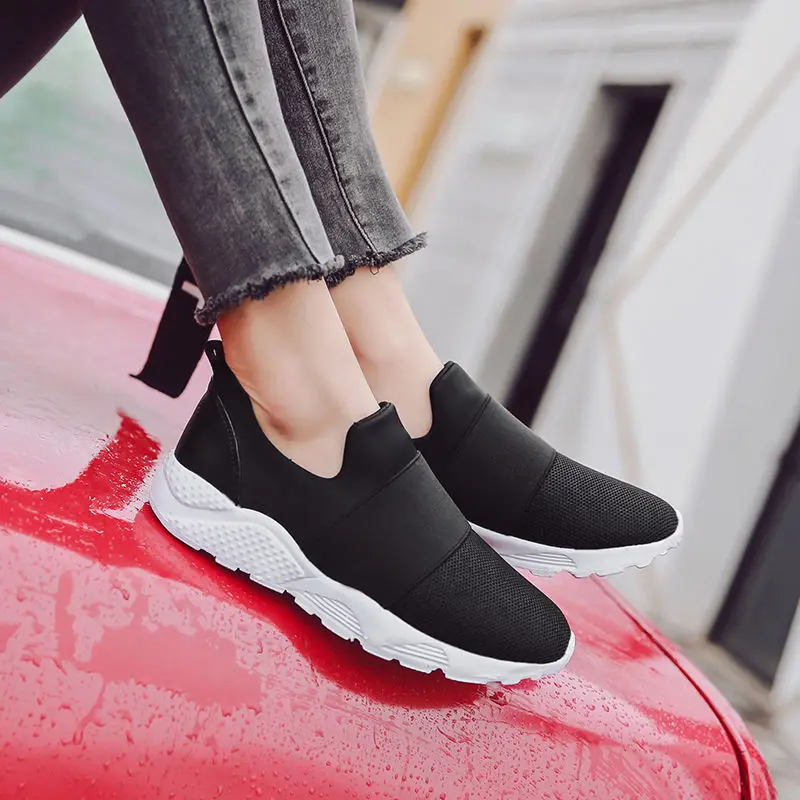 Лоскутные кроссовки размера плюс 43 для женщин Сезон весна лето