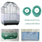 Чехол для клетки для птиц, пылезащитная воздухопроницаемая сетка для клетки для попугаев, бесплатная доставка